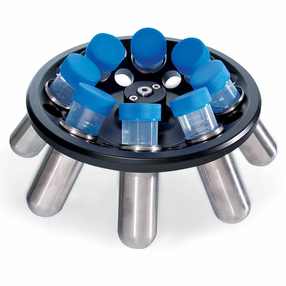 Swing-Out Centrifuge Rotors, Aluminum Alloy, for GCC-MP Series — 15 mL & 50 mL Tubes, Each | Globe Scientific