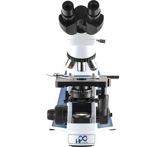 LW Scientific i4 Infinity Binocular Laboratory Microscope - LED, 4 Plan Objectives, 40X-1000X, i4M-BN4A-iPL3 - LabSupplies.com