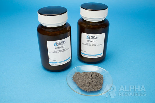 Alpha Resources Carbon and Sulfur in Synthetic Catalyst CRM (C=23.7%, S=12.1%) – Certified Reference Material – KED1022