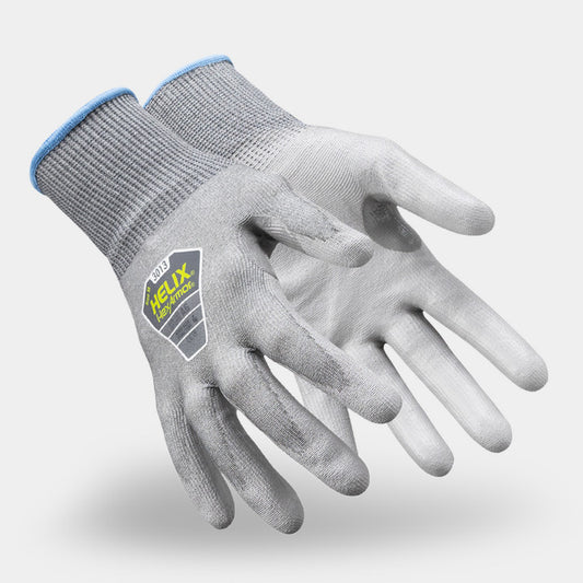 HexArmor Helix 3013 Cut-Resistant Gloves | ANSI Cut A6, Polyurethane Palm, 18-Gauge