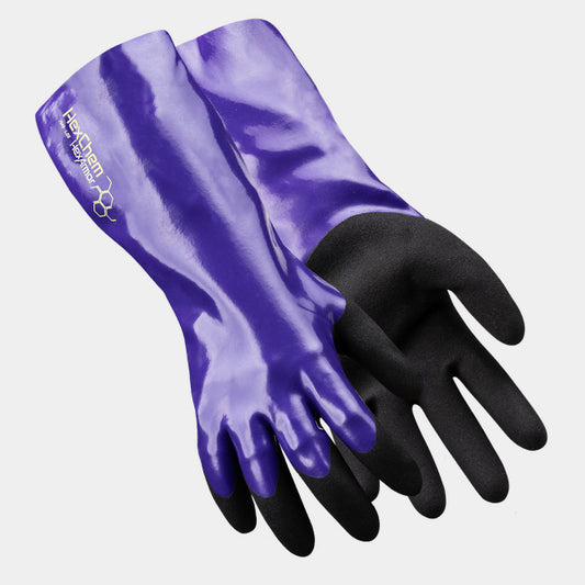 HexArmor HexChem 7040 Cut and Chemical Resistant Nitrile Glove | ANSI Cut A2, Nitrile Palm, 54 mil
