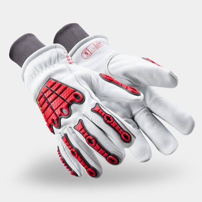 HexArmor Chrome SLT 4064IMPW Winter Extreme Cold Weather Impact Gloves | ANSI Cut A7, OilGuard treated Palm, 0.8 mm