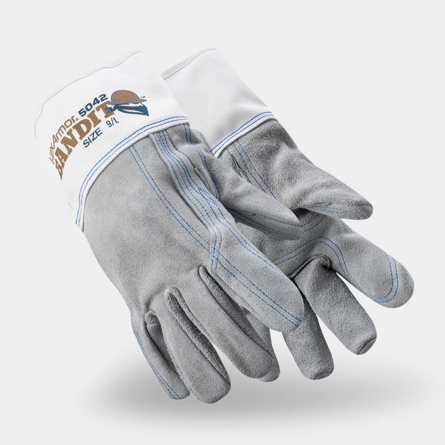 HexArmor Bandit 5042 Heavy-Duty Leather Work Safety Glove | Canvas