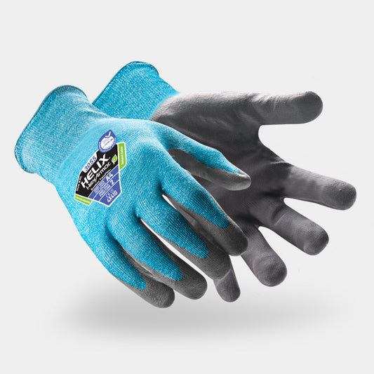 HexArmor Helix 3055 Bamboo TwinFlex Gloves | ANSI Cut A4, XG Nitrile Palm, 18-Gauge