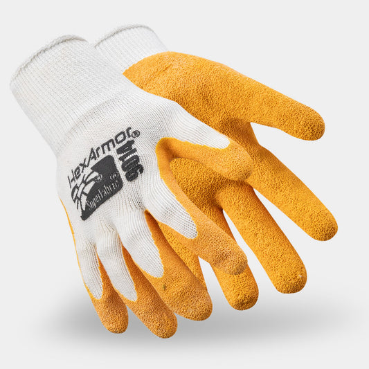 HexArmor SharpsMaster II 9014 Needlestick Gloves | ANSI Cut A9, Wrinkle Rubber Latex Palm