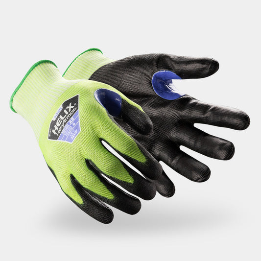 HexArmor Helix 3060 Cut-Resistant Gloves | ANSI Cut A9, Polyurethane Palm, 18-Gauge