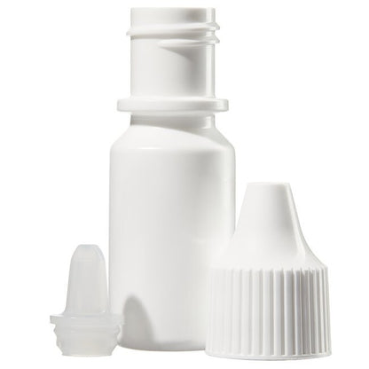 Nalgene dropper bottle with dropper tip and white closure, components (2751-9025)