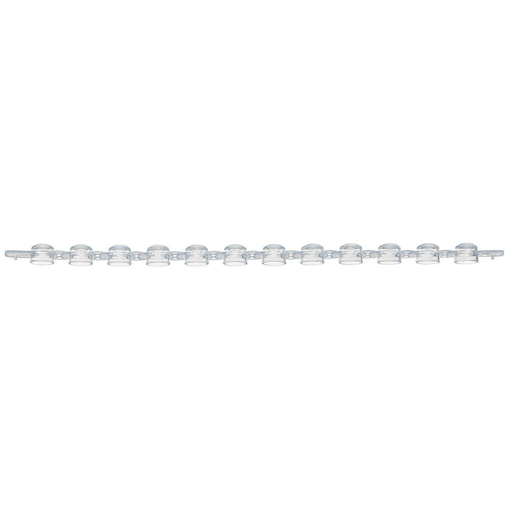 0.2 mL PCR Strip Dome Caps, Optically Clear PP — 8- & 12-Strip Format, 120/Pack | Globe Scientific