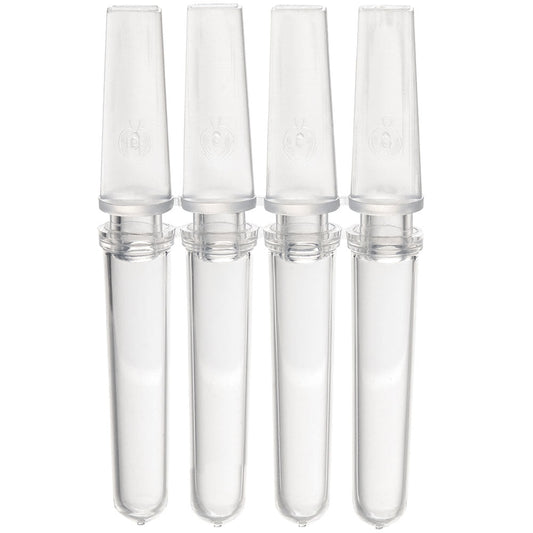0.1 mL Corbett Style 4-Strip PCR Tubes with 4-Strip Caps, Natural PP — 1000/Case | Globe Scientific