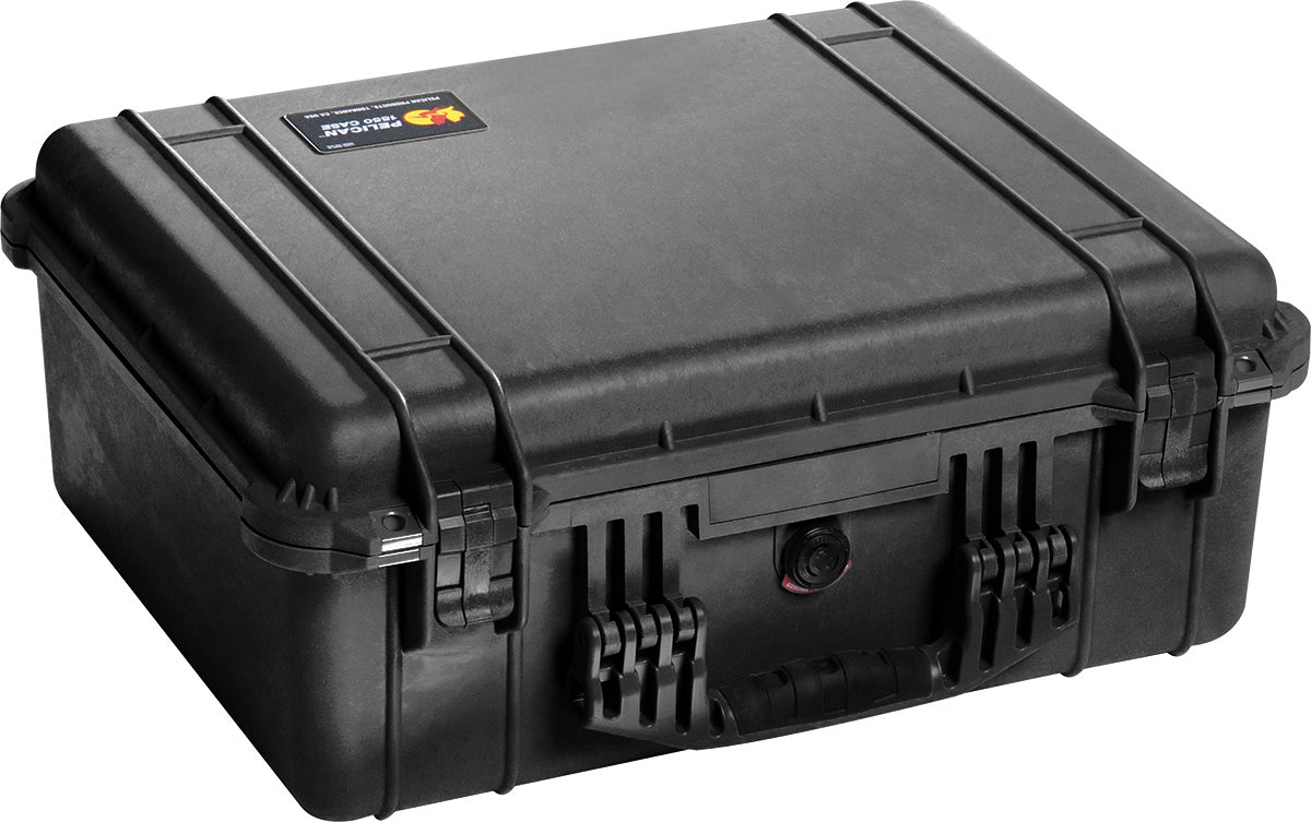 Pelican 1550 Protector Case, watertight instrument transport case