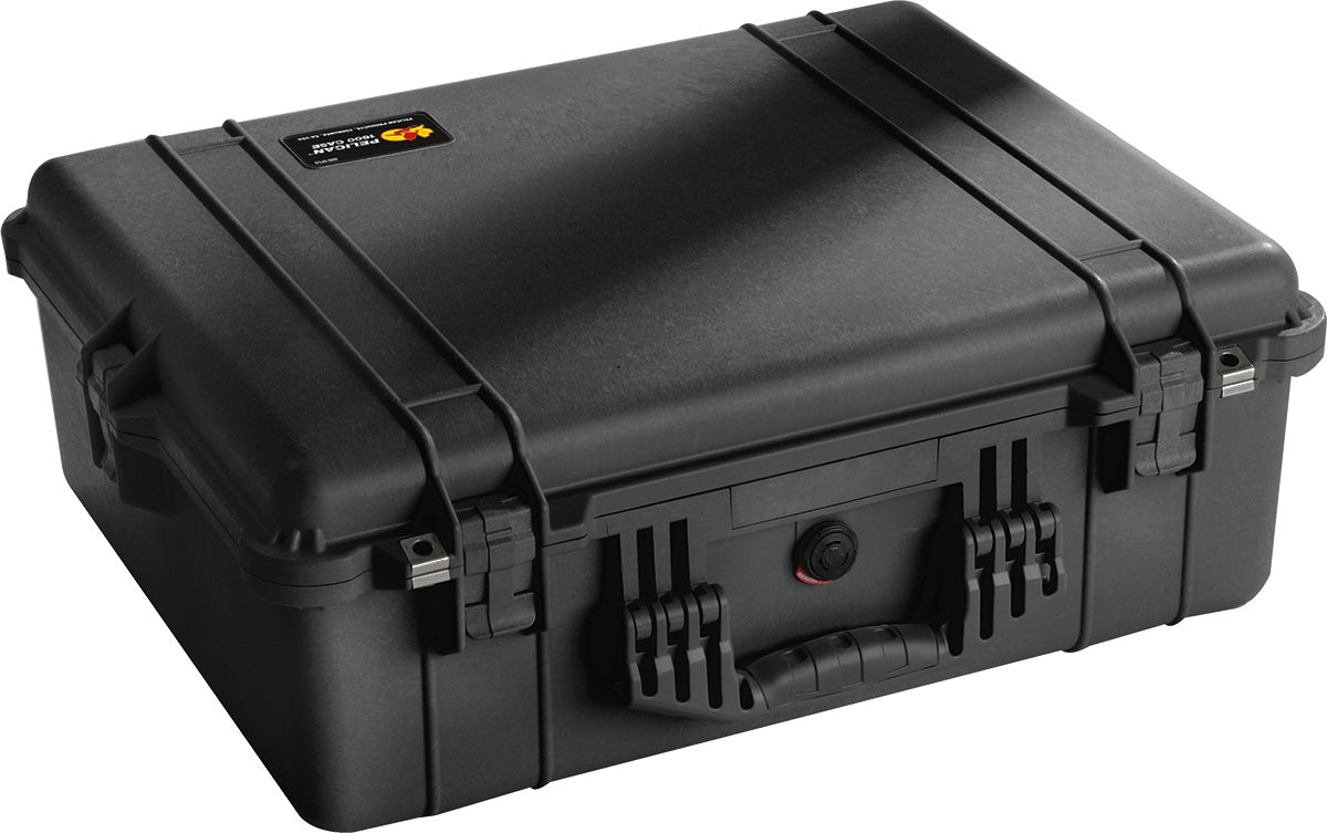 Pelican 1600 Protector Case, watertight instrument transport case
