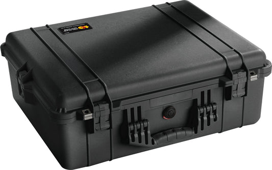 Pelican 1600 Protector Case, watertight instrument transport case