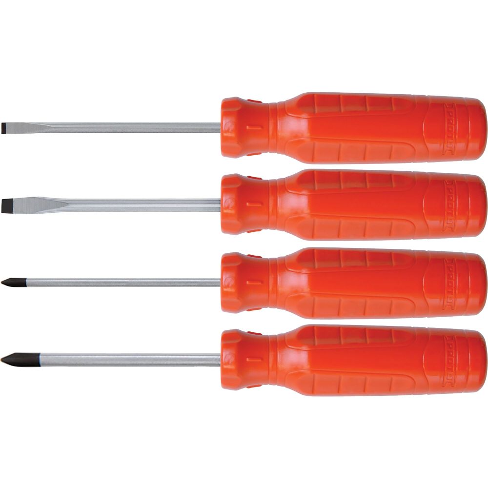 Proto J1204SCF DURATEK 4-piece precision combination screwdriver set: two slotted, two Phillips