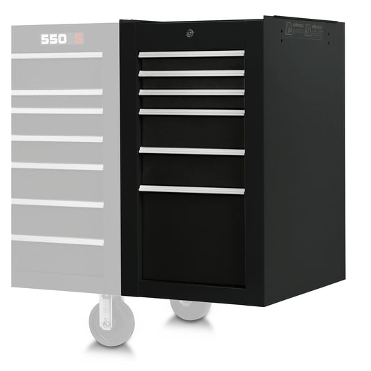 Proto 19-1/2 in. 550S 6-Drawer Side Cabinet J551934-6SG-SC
