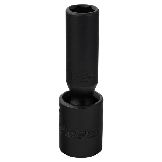 Proto 1/2 in. Drive 9/16 in. 6-Point Deep Universal Impact Socket J75276P