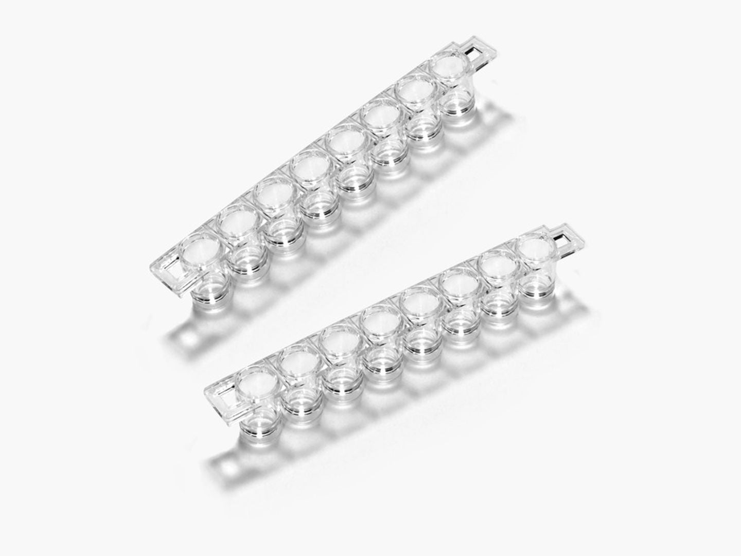 Caplugs® Evergreen 290-8172-01R — 8-Well Strips, Round Bottom, 0.37 mL Well Volume, Non-Sterile, Polystyrene (PS),