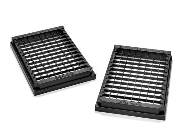 Caplugs® Evergreen 290-8103-Z1N — 8-Well Strip Frames, 12 Positions, Non-Sterile, High Impact Polystyrene (HIPS), 