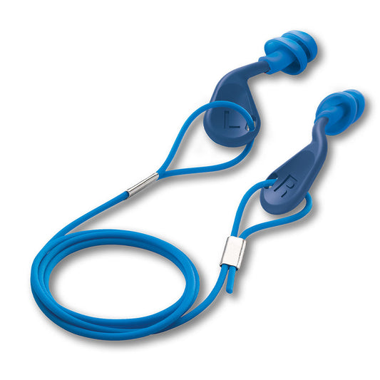 HexArmor simpleFit detectable reusable guided corded earplugs