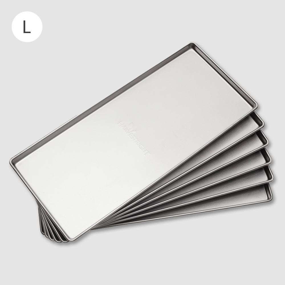 Harvest Right Stainless Steel Freeze Dryer Trays — Large Home Pro — set of 6