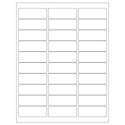Heathrow Scientific Laser Cryo-Tags 2.50 x 0.50 inch 1200 pack
