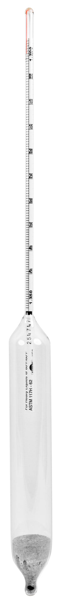 Heathrow Scientific ASTM Specific Gravity Hydrometers - 6700 Series