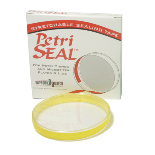 DiversifiedBiotech HEAPSEAL-108B PetriSEAL Sealing Tape Blue 1 Roll Microtiter Plates Petri Dishes Waterproof Temperature Resistant