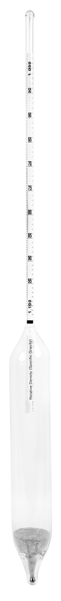 Heathrow Scientific ASTM Specific Gravity Hydrometers - 6700 Series
