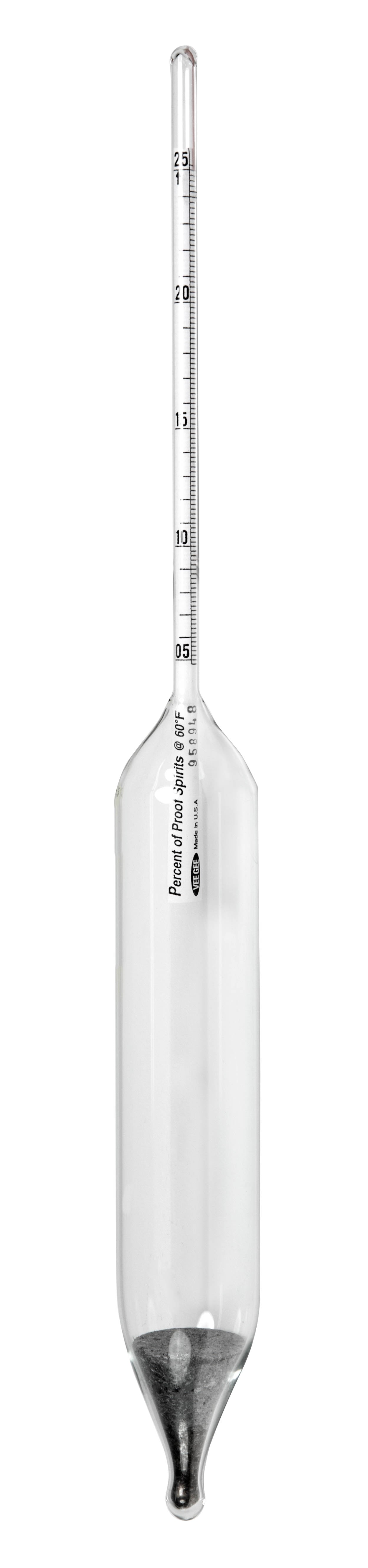 Heathrow Scientific Alcohol Proof Hydrometers - 6613 Series | IRS Specification