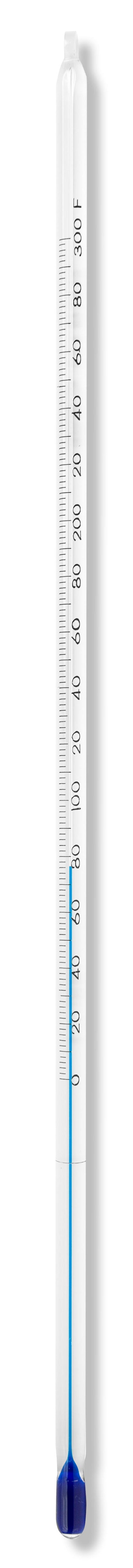 80903 - VEE GEE Scientific Glass Thermometer 0 to 300°F Partial Immersion