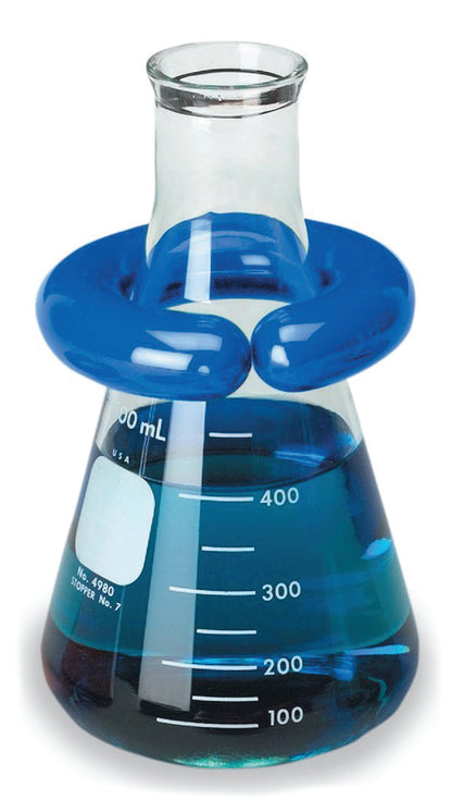 Vinyl-Coated Lead Flask Rings - C-Shape & Circular - 1 Each - Heathrow Scientific