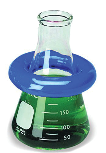 Vinyl-Coated Lead Flask Rings - C-Shape & Circular - 1 Each - Heathrow Scientific