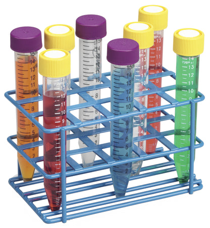 Heathrow Scientific Coated Wire Tube Racks - HDPE Epoxy | Chemical Resistant