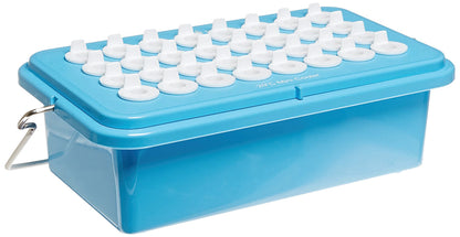 Heathrow Scientific True North Mini Cooler 32-well -20°C Clear lid Blue (SKU 120074) - image 2