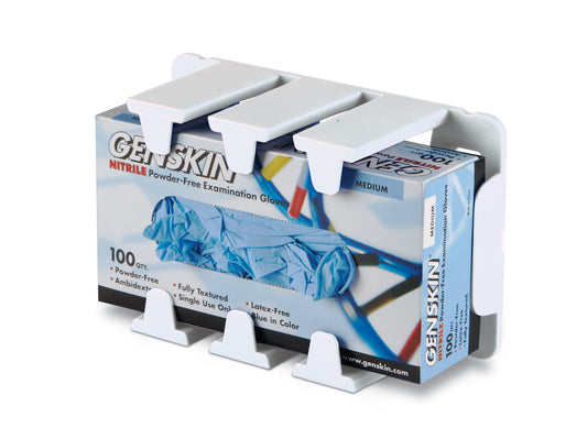 Heathrow Scientific Modular Glove Box Holder 120258 HIPS stackable wall-mount pack of 3