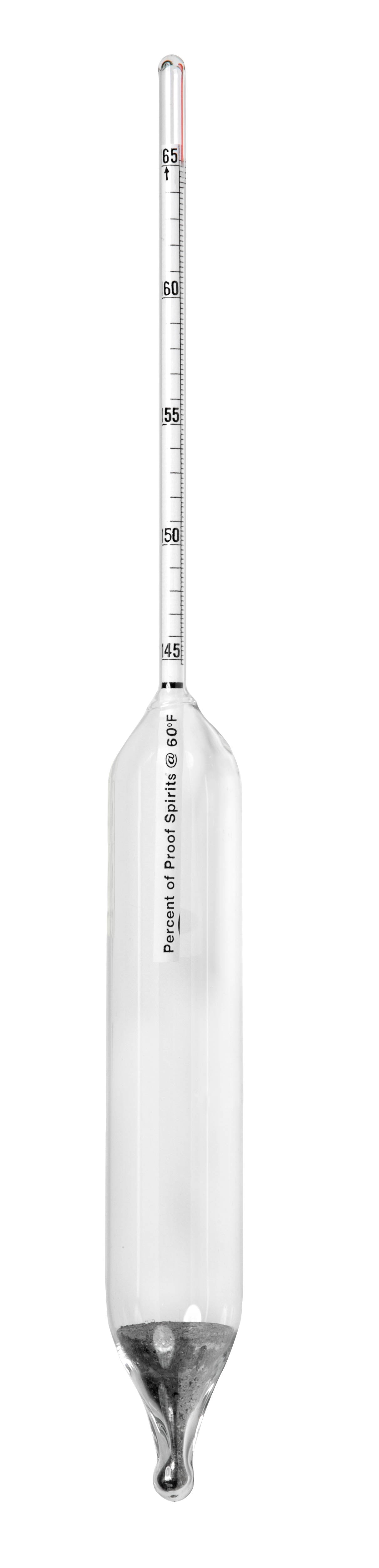 Heathrow Scientific Alcohol Proof Hydrometers - 6613 Series | IRS Specification