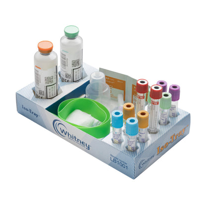 Heathrow Scientific LB1001 Iso-Tray Disposable Phlebotomy Tray ANTT Isolation Room Case of 25
