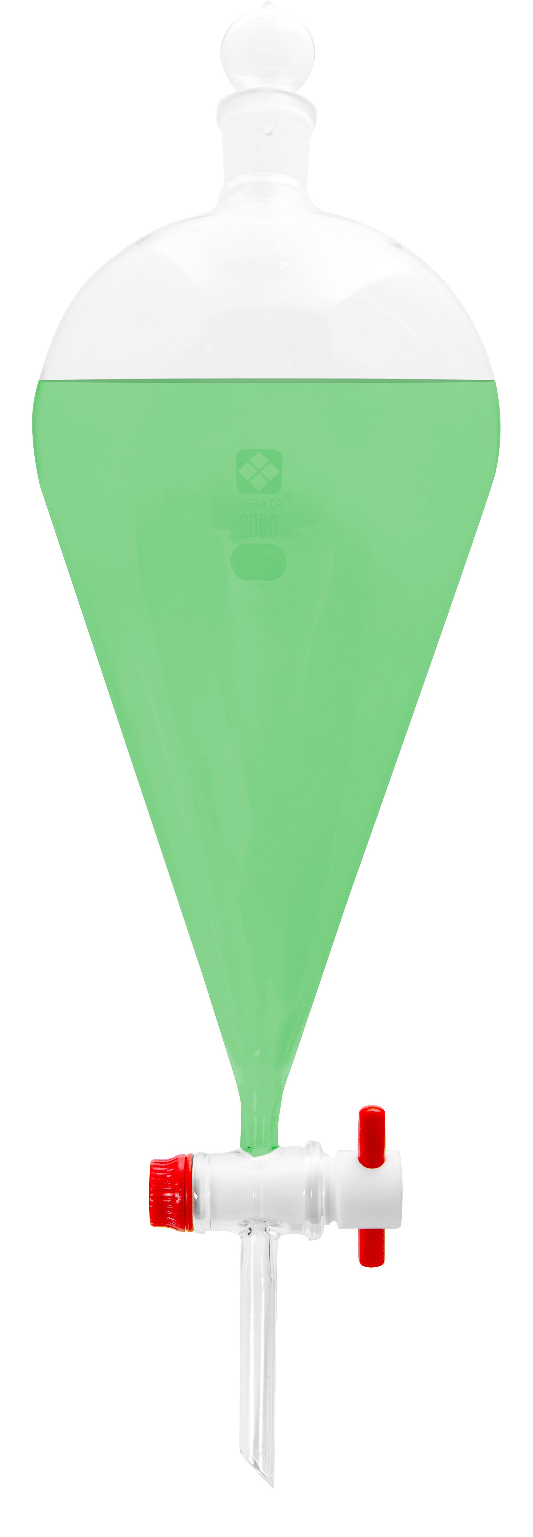 Glass Separatory Funnels - PTFE Stopcock - Heathrow Scientific Alternate Image 3 - Heathrow Scientific