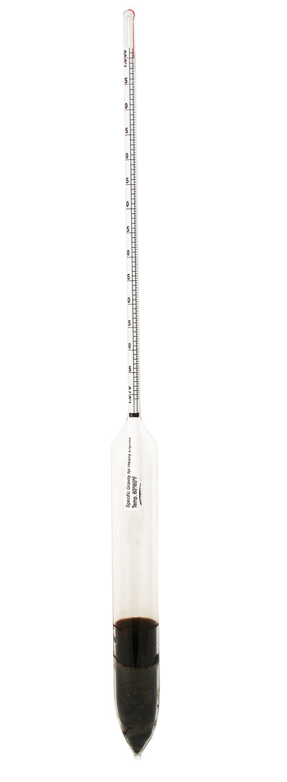 Precision Specific Gravity Hydrometers - 330mm - 6602 Series - Heathrow Scientific