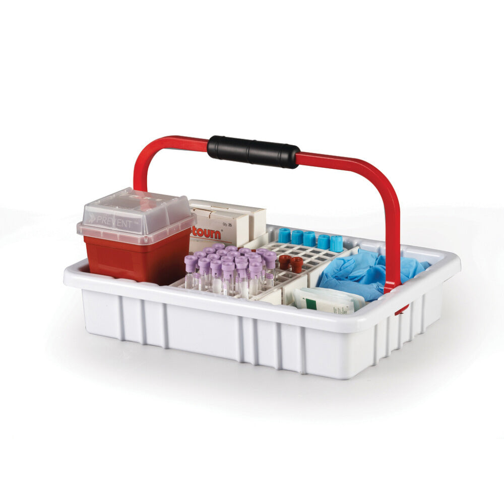 Heathrow Scientific 120261 Phlebotomy Sample Collection Tray 17mm ABS White Clinical Alternate View