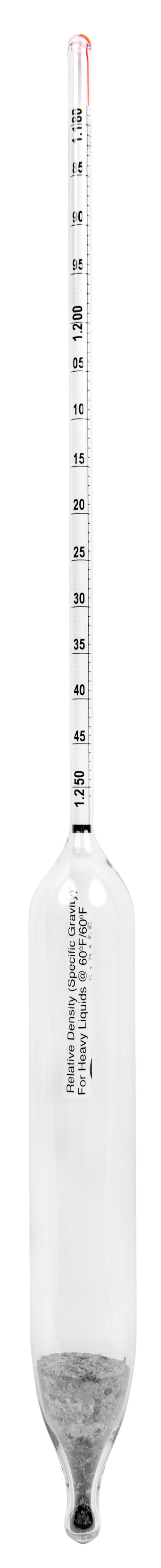 Precision Specific Gravity Hydrometers - 330mm - 6602 Series - Heathrow Scientific