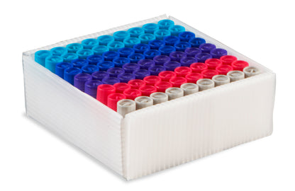 Corrugated Polypropylene Freezer Box - -80°C Rated - Heathrow Scientific