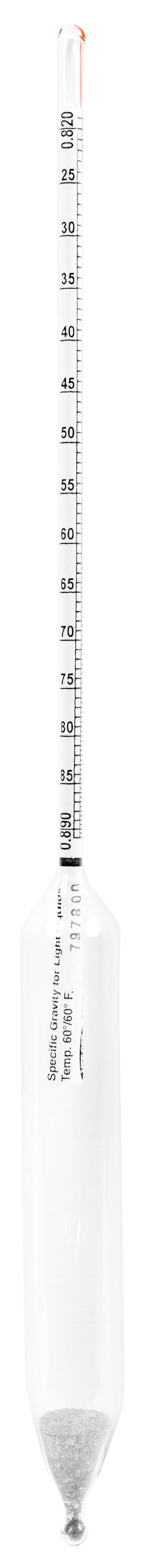 Precision Specific Gravity Hydrometers - 330mm - 6602 Series - Heathrow Scientific