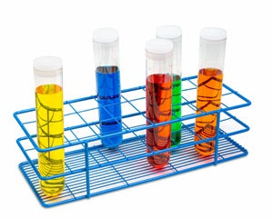Heathrow Scientific Coated Wire Tube Racks - HDPE Epoxy | Chemical Resistant