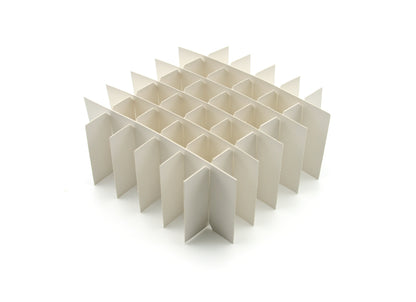 Cardboard Freezer Box Partitions - For Conical Tubes - Heathrow Scientific