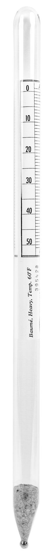 Heathrow Scientific Baumé (Heavy) Hydrometers - 6609 Series