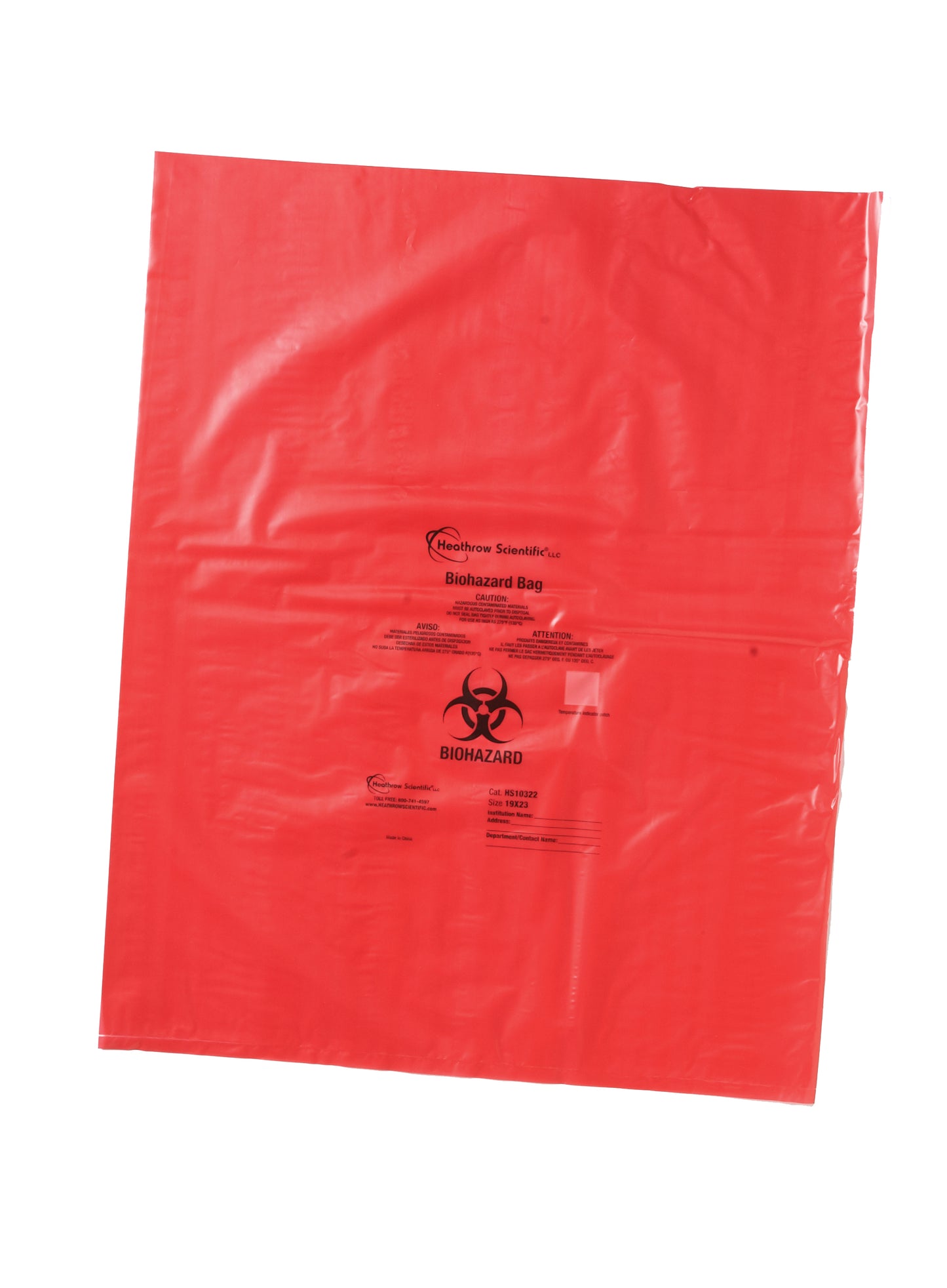 Autoclave and Biohazard Disposal Bags - Heathrow Scientific