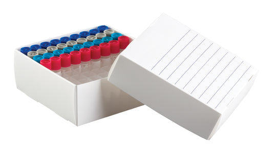 Polypropylene Film Cryogenic Freezer Box - 81-Place - Heathrow Scientific