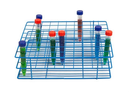 Heathrow Scientific Coated Wire Tube Racks - HDPE Epoxy | Chemical Resistant