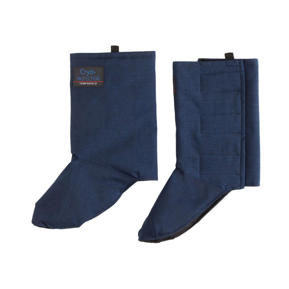 TempShield CPIGR CRYO-INDUSTRIAL Gaiters Blue CE Cat III -196C Universal Size Velcro Adjustable Cryogenic Foot Protection
