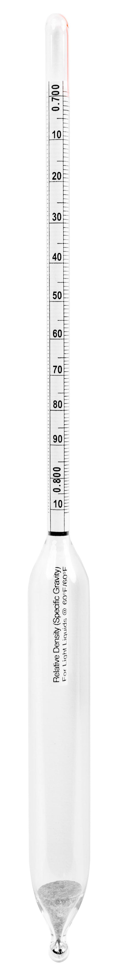 Precision Specific Gravity Hydrometers - 305mm - 6603 Series - Heathrow Scientific